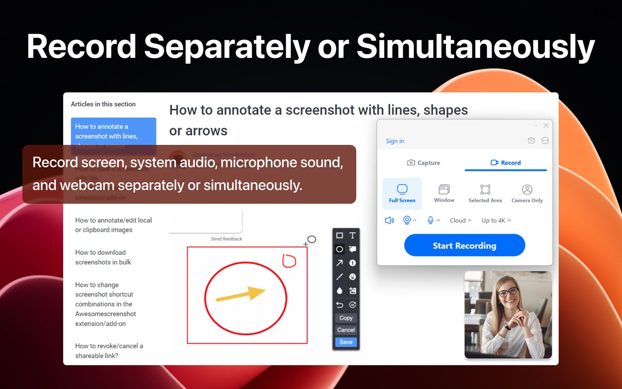 #6. Awesome Screenshot & Recorder (Windows) 来自: Diigo Inc.