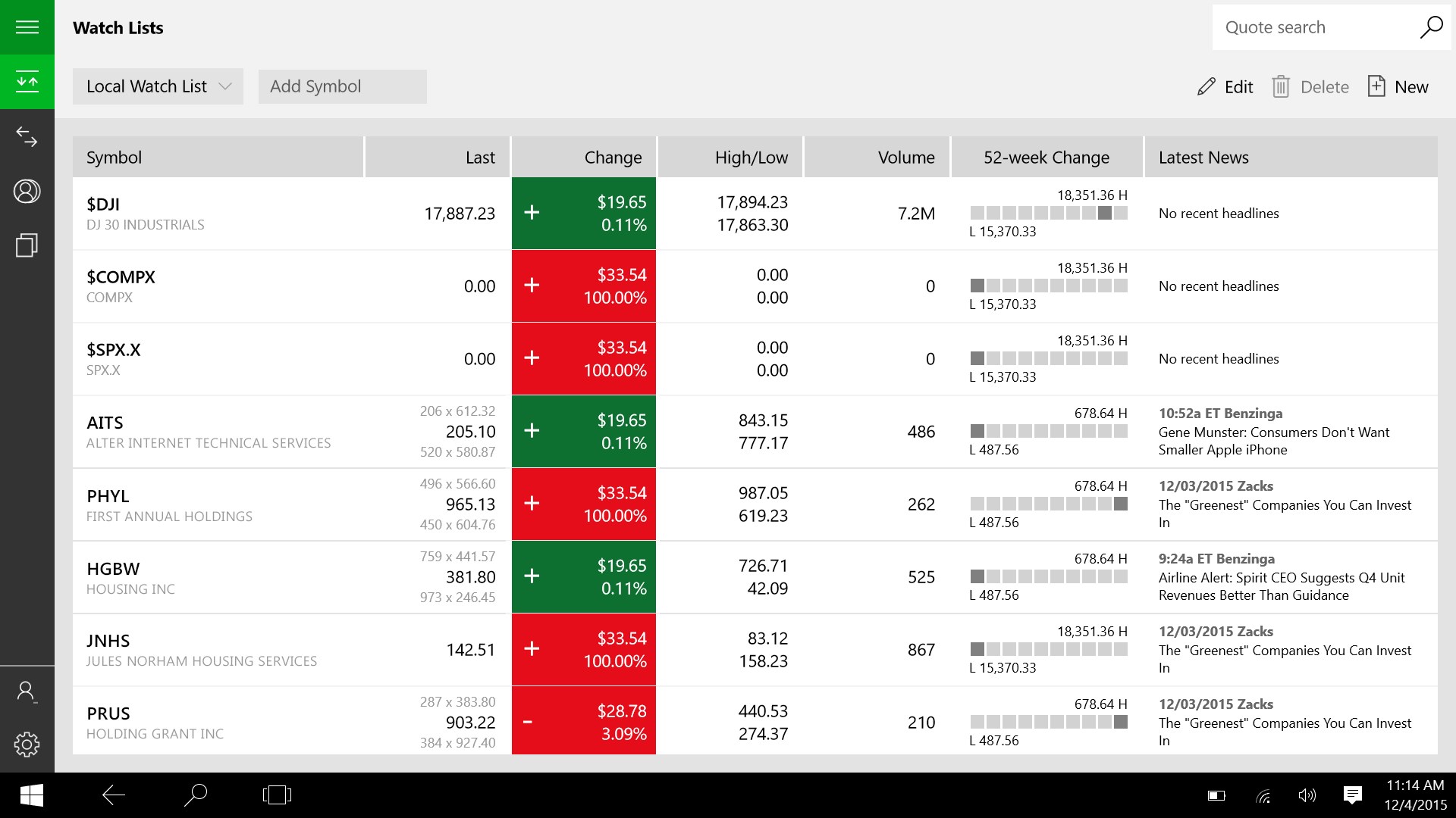 TD Ameritrade for Windows 10