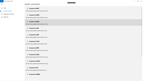 File Conversion Tools Screenshots 2