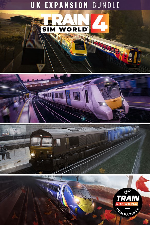 Train Sim World 4: UK Expansion Bundle Xbox Series X|S and Xbox One cover art