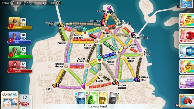 Ticket to Ride: San Francisco City Expansion screenshot 4