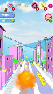 Baby Snow Run - Running Game screenshot 4