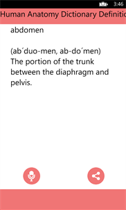 Human Anatomy Dictionary Definitions Terms screenshot 3