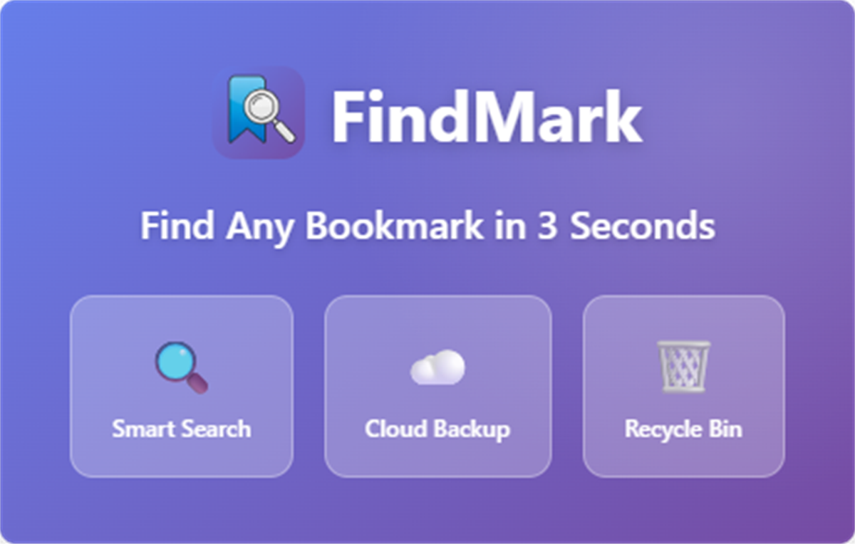 FindMark: Smart Bookmark Search & Manager