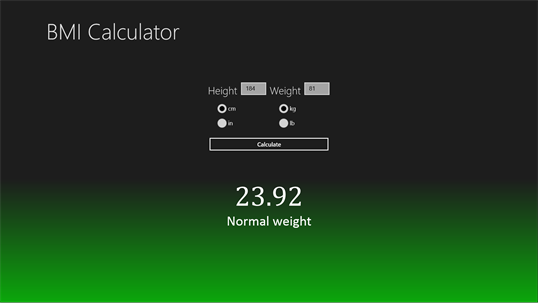 BMI Calculator Plus screenshot 1