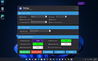 Net Speed Meter Plus - Windows にダウンロードしてインストール