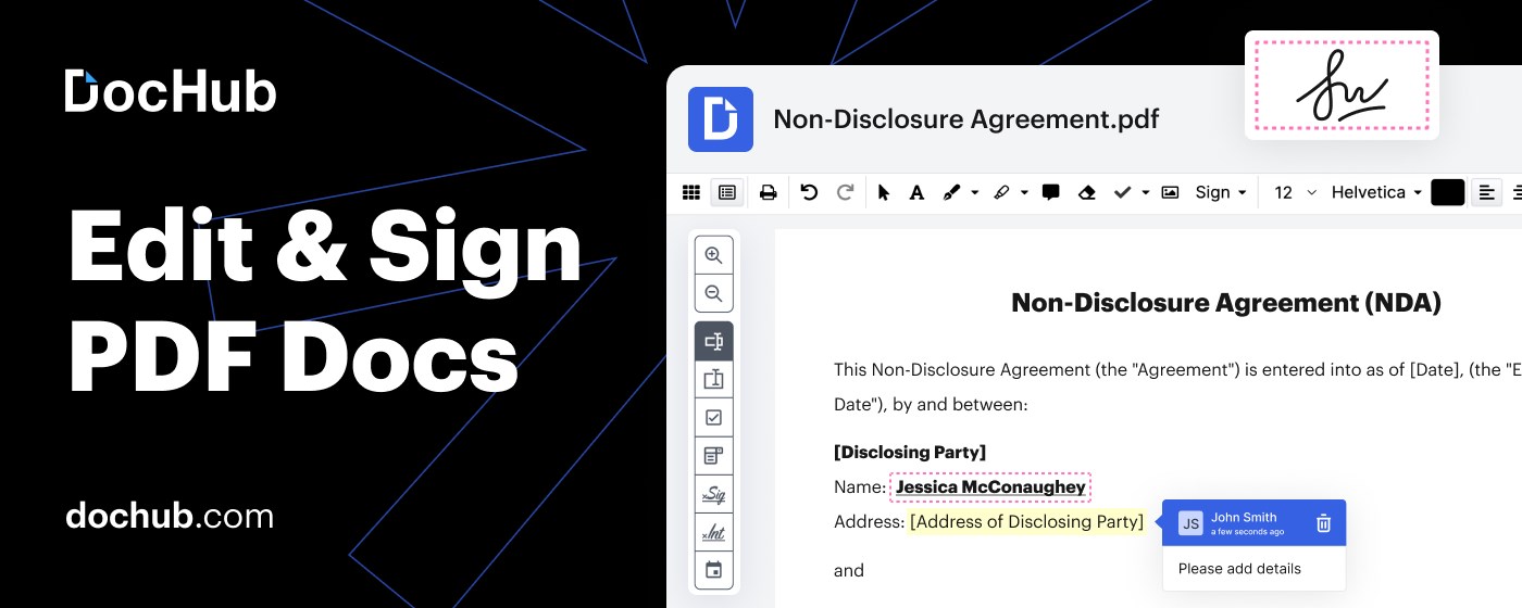 DocHub — Edit, Sign, and Share Documents marquee promo image