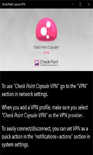 Check Point Capsule VPN screenshot 1