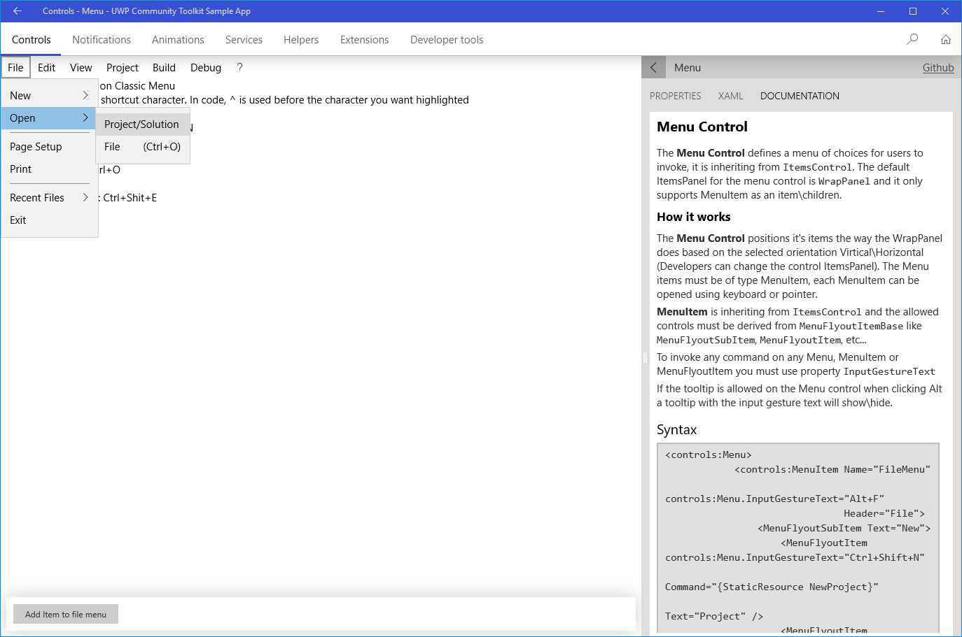 Offline Documentation