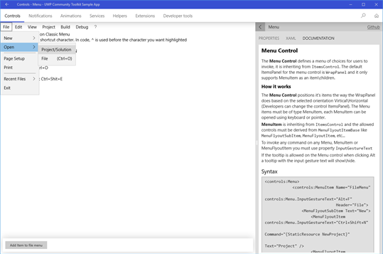 Windows Community Toolkit Sample App screenshot 7