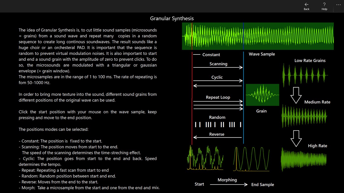 #2. Granulator (Windows) By: SoundDesigner