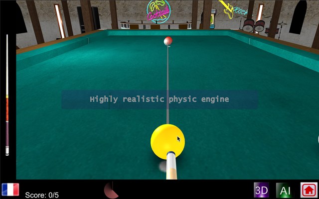 Carom Billiards screenshot 1