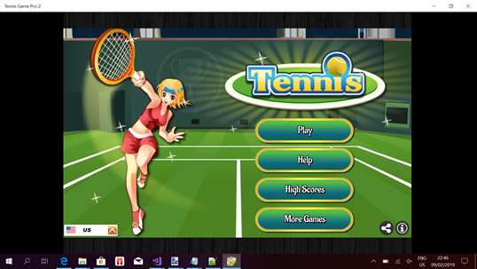 Tennis Game Pro 2 screenshot 1
