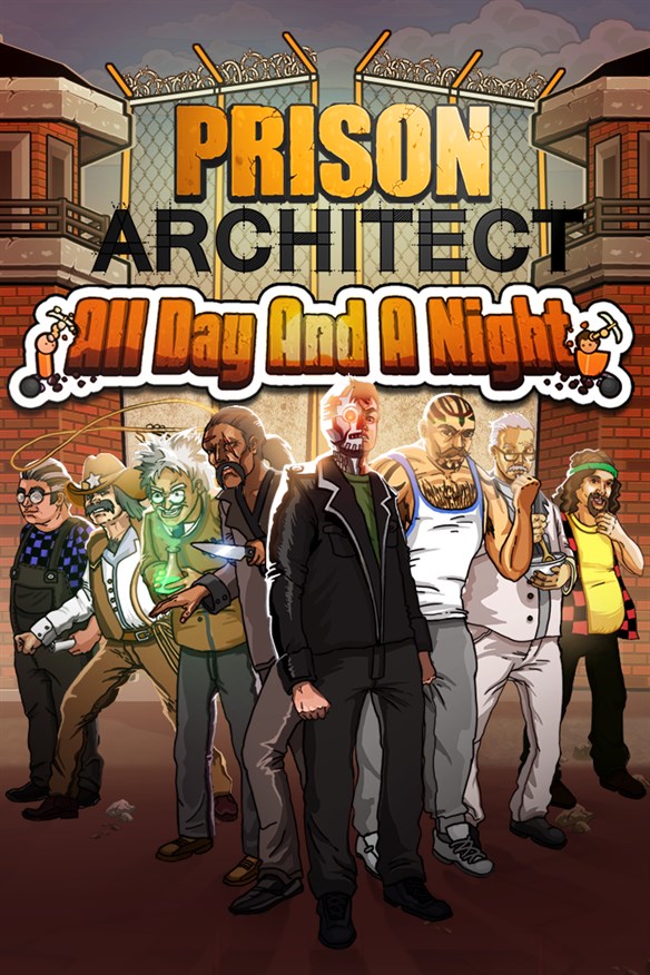 Prison Architect: All Day And A Night DLC Xbox Series X|S and Xbox One cover art