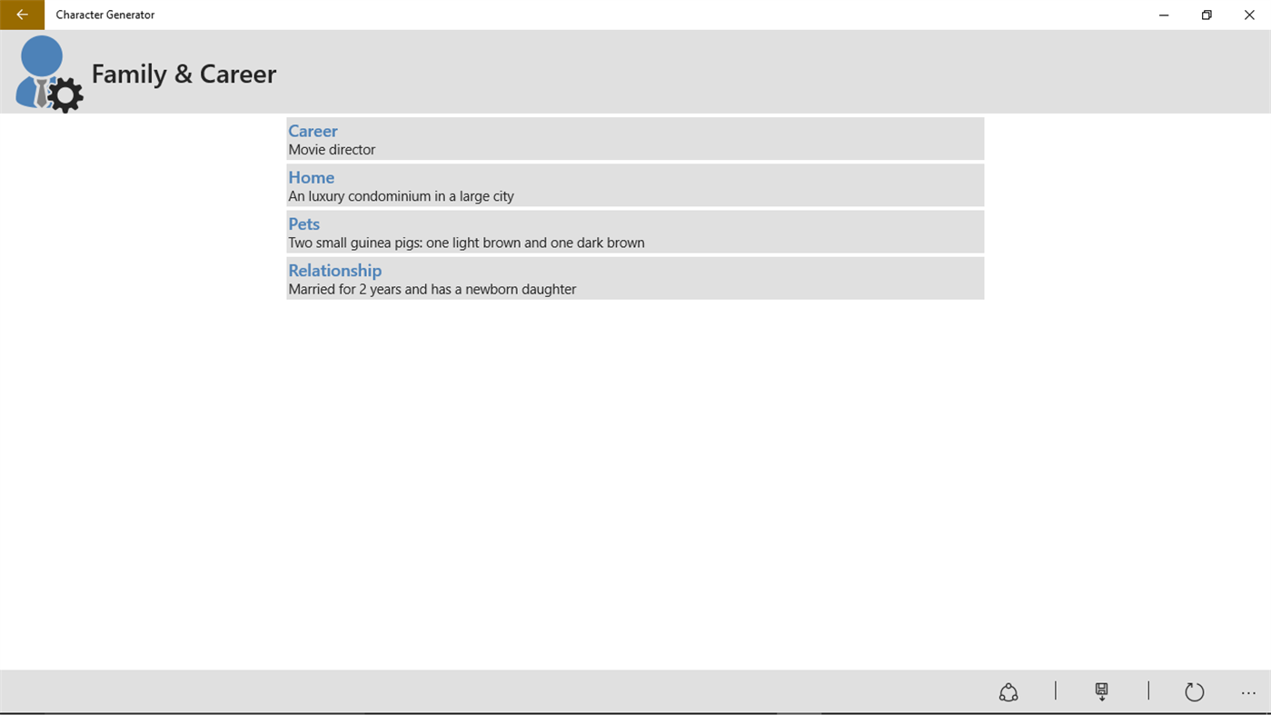#3. Character Generator (Windows) 由: McKisic Designs LLC