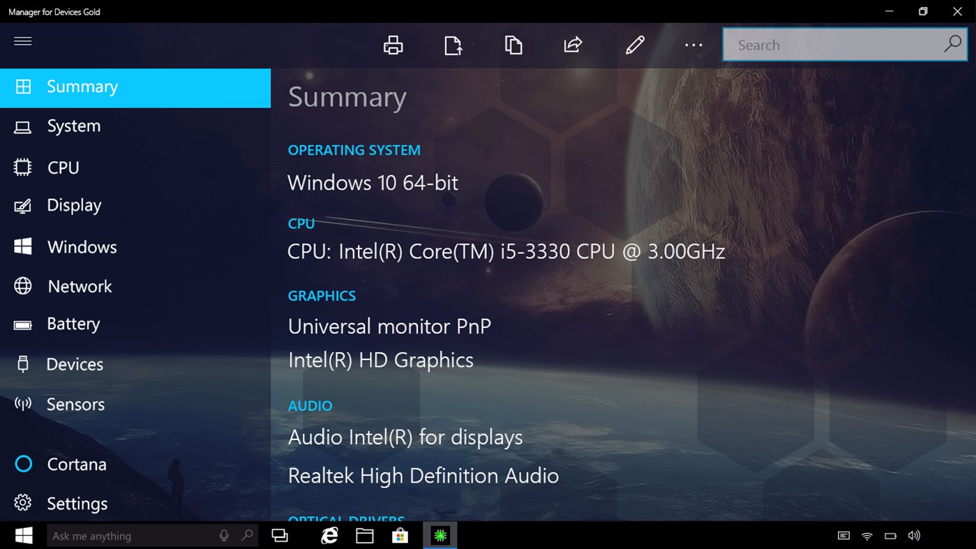 #2. Manager for Devices Gold (Windows) Oleh: Andrii Leshchinskiy