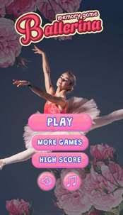 Ballerina Memory Game screenshot 1