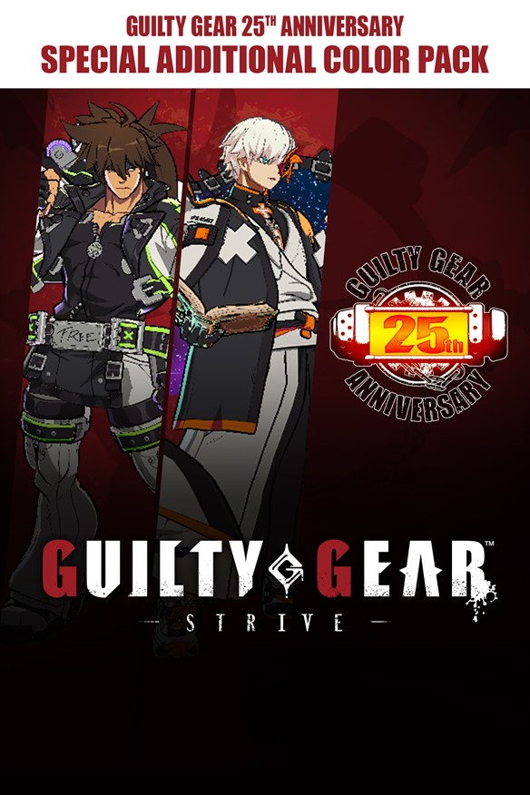 GGST Guilty Gear 25th Anniversary Colors Xbox Series X|S and Xbox One cover art