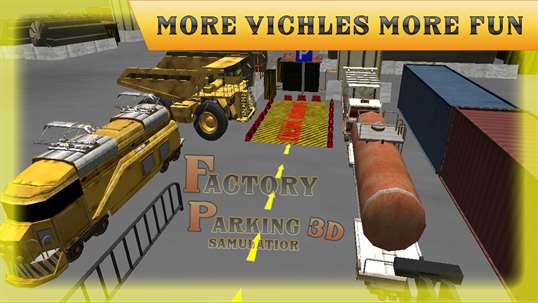 Factory Parking 3D Simulation screenshot 5