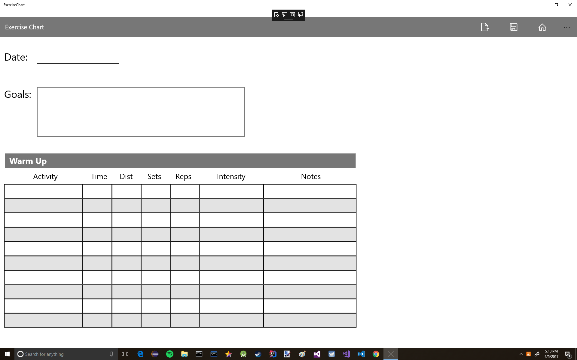 exercise-chart-for-windows-10
