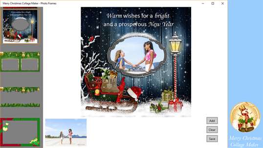 Merry Christmas Collage Maker - Photo Frames screenshot 2