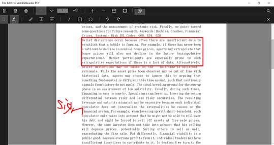 File Edit For AdobeReader PDF screenshot 1