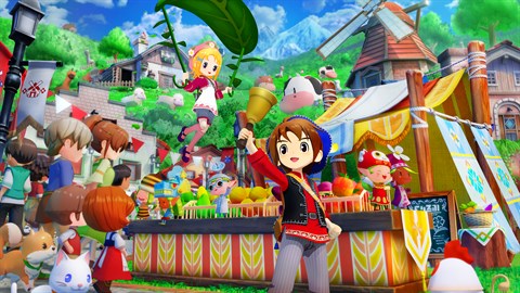 ドンキーコング バナナマンザ &牧場物語 Let's！風のグランドバザールセット 牧場物語 Let's！風のグランドバザール プレミアムデジタルデラックス