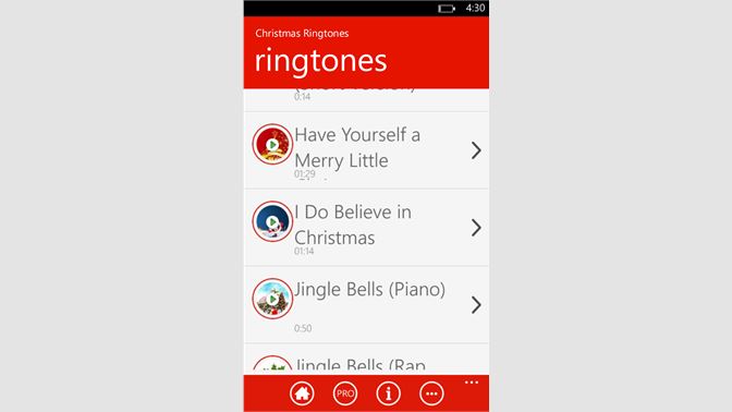 get christmas ringtones microsoft store