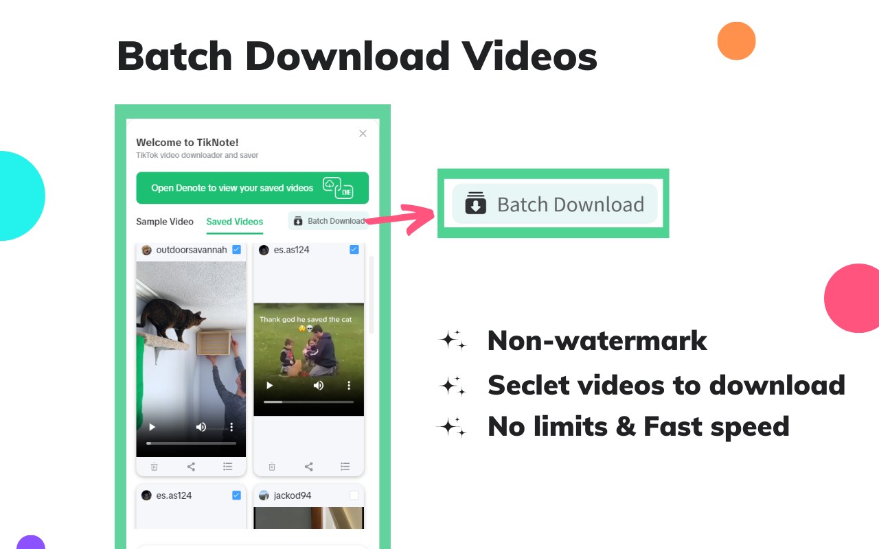 TTNote: Video Downloader and Saver