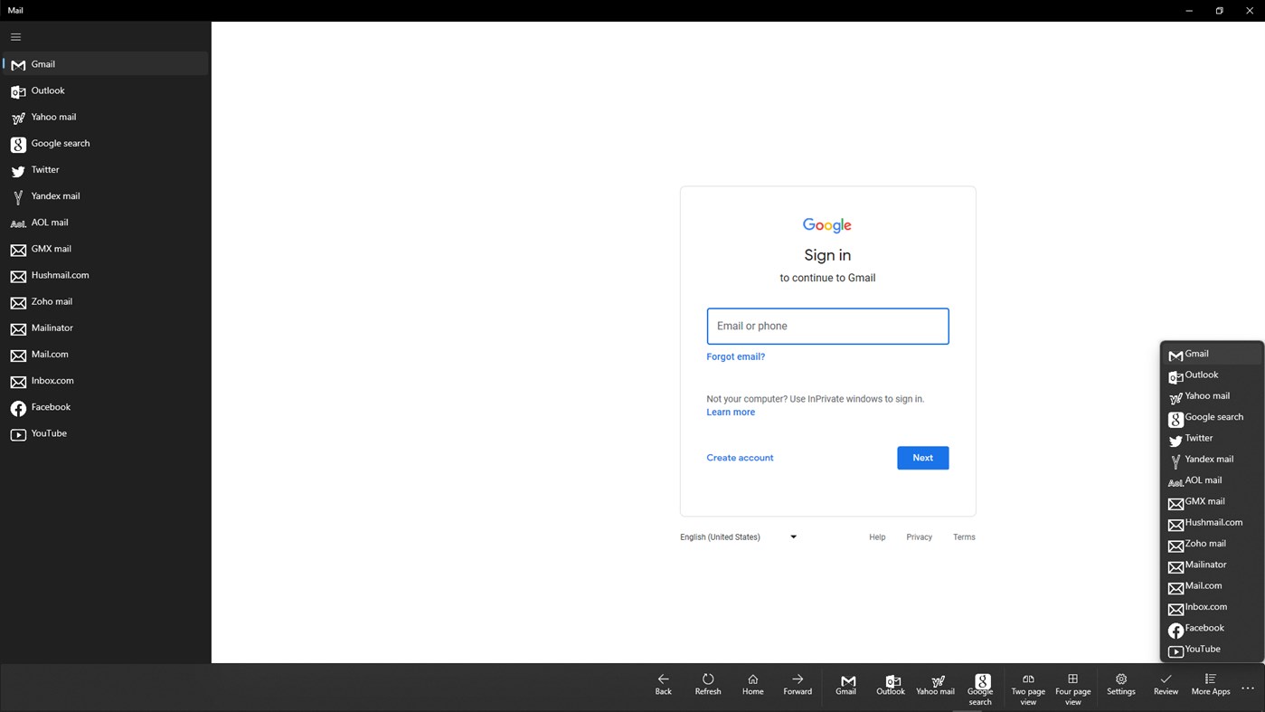 #8. Mail (Windows) By: eyacker.com