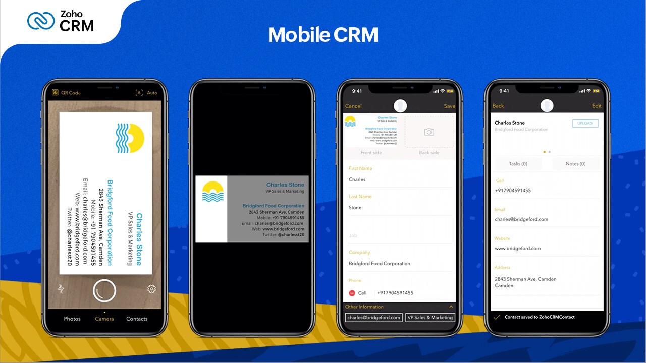 Snapshot 3 of Zoho CRM