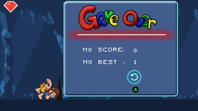 Cave man Run screenshot 1