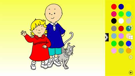 Caillou Boyama Kitaby Resim Cizmek