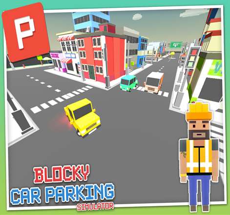 Blocky Car Parking Simulator Screenshots 1