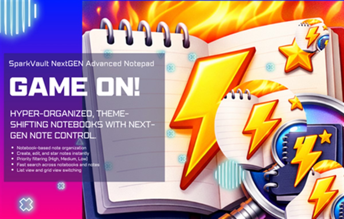 SparkVault NextGEN Advanced Notepad