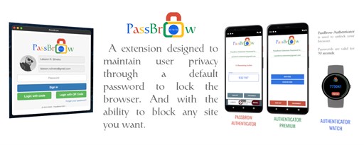 PassBrow: Browser Password/Site Blocking marquee promo image