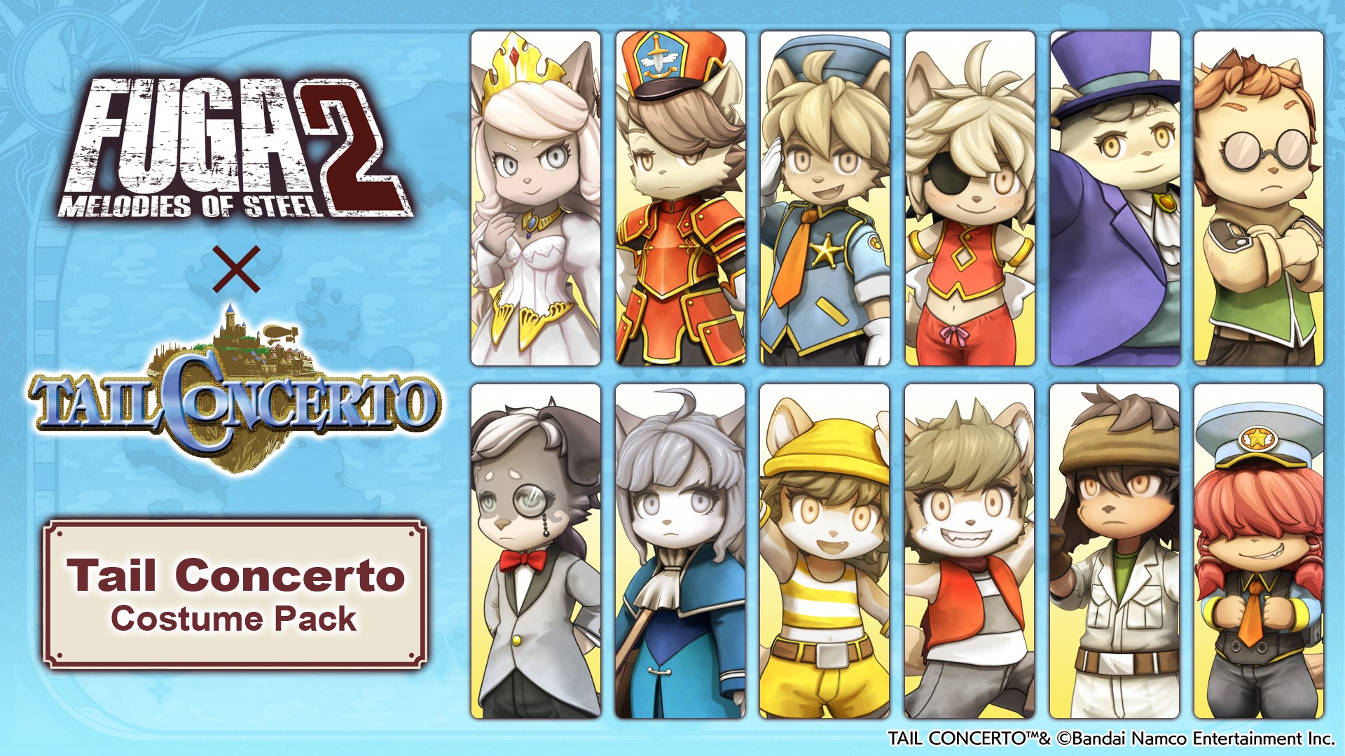 Tail Concerto Costume Pack