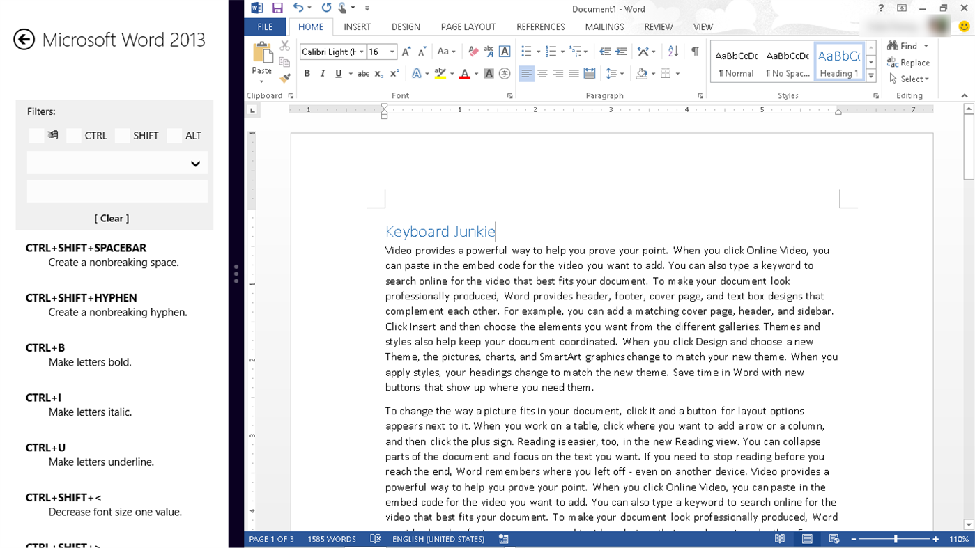 #6. Keyboard Junkie (Windows) โดย: Simple Nature Works