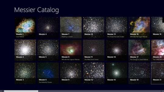 Messier Catalog screenshot 1