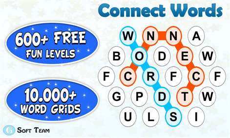 Connect Words. Screenshots 1