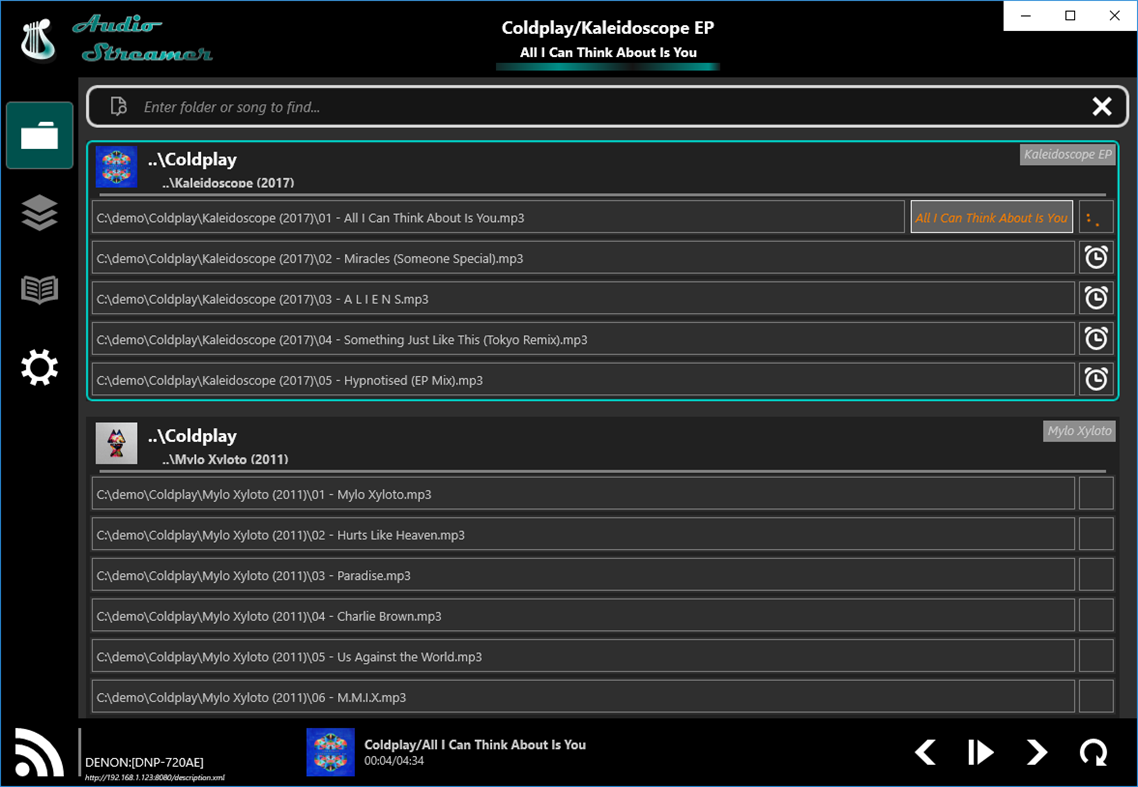 #3. Audio Streamer (Windows) 由: LINOS Software, Inhaber M.Sutter