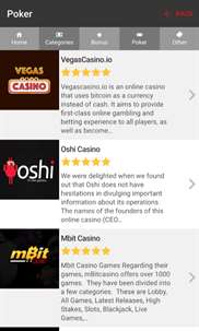 Best Bitcoin Casino Reviews screenshot 3