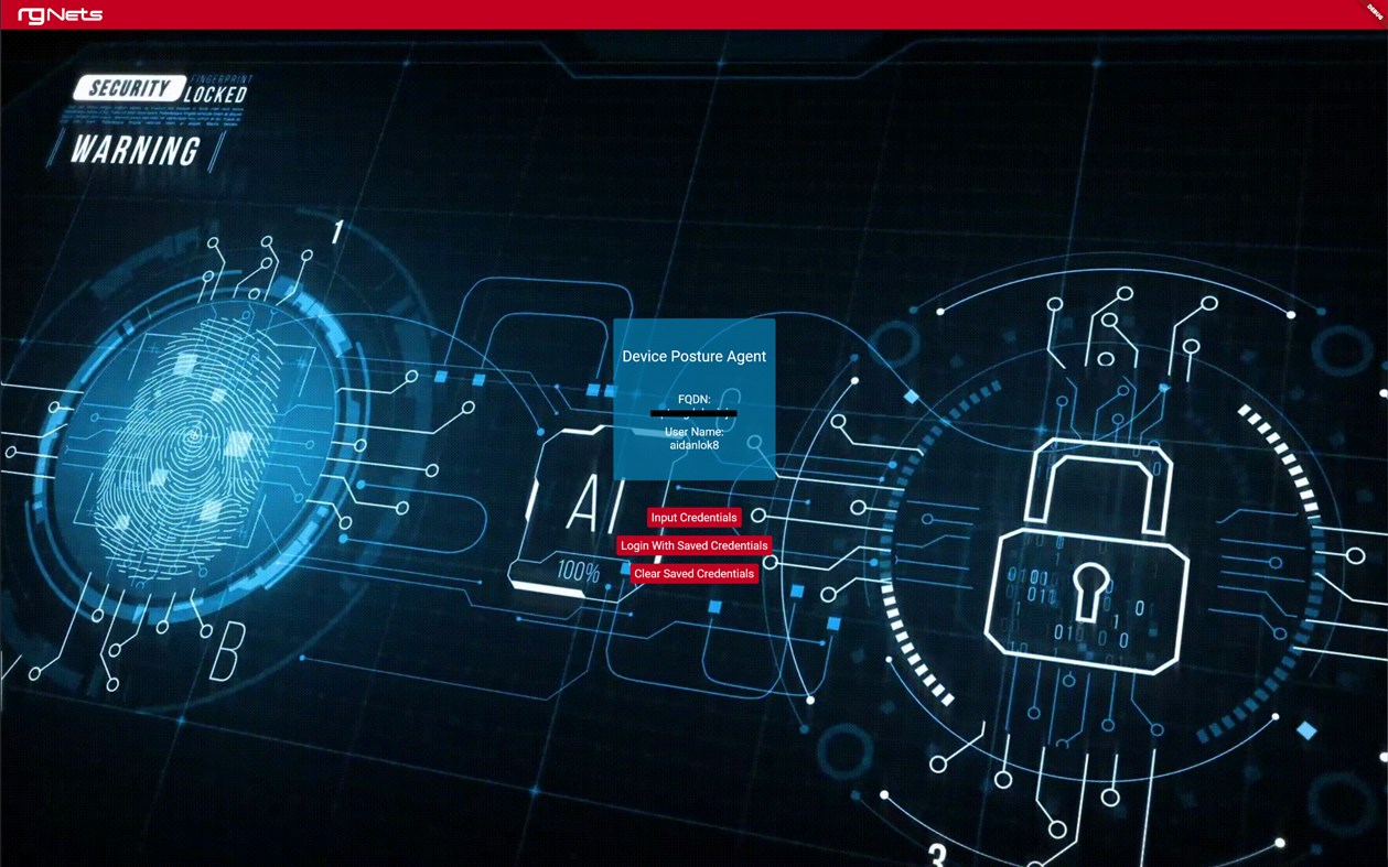 #1. RG Nets rXg Posture Agent (Windows) Ved: Aidan Lok