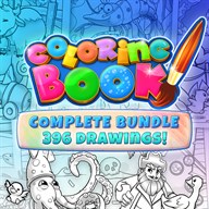 Coloring Book: Complete Bundle - 396 drawings