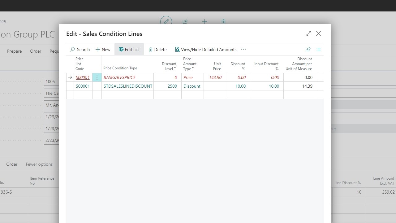 Snapshot 1 of COSMO Advanced Pricing and Discounting