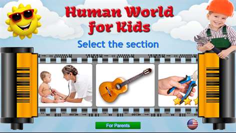 Human World for Kids, Educational Games for Babies Screenshots 1
