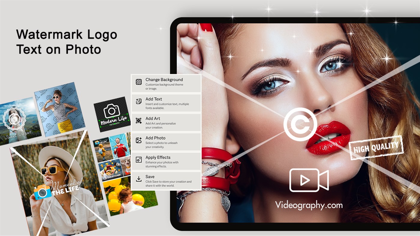 #1. Watermark Photo & Add Signature (Windows) By: White Peacock