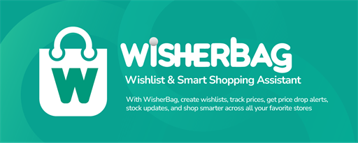 WisherBag Wishlist & Shopping Assistant marquee promo image