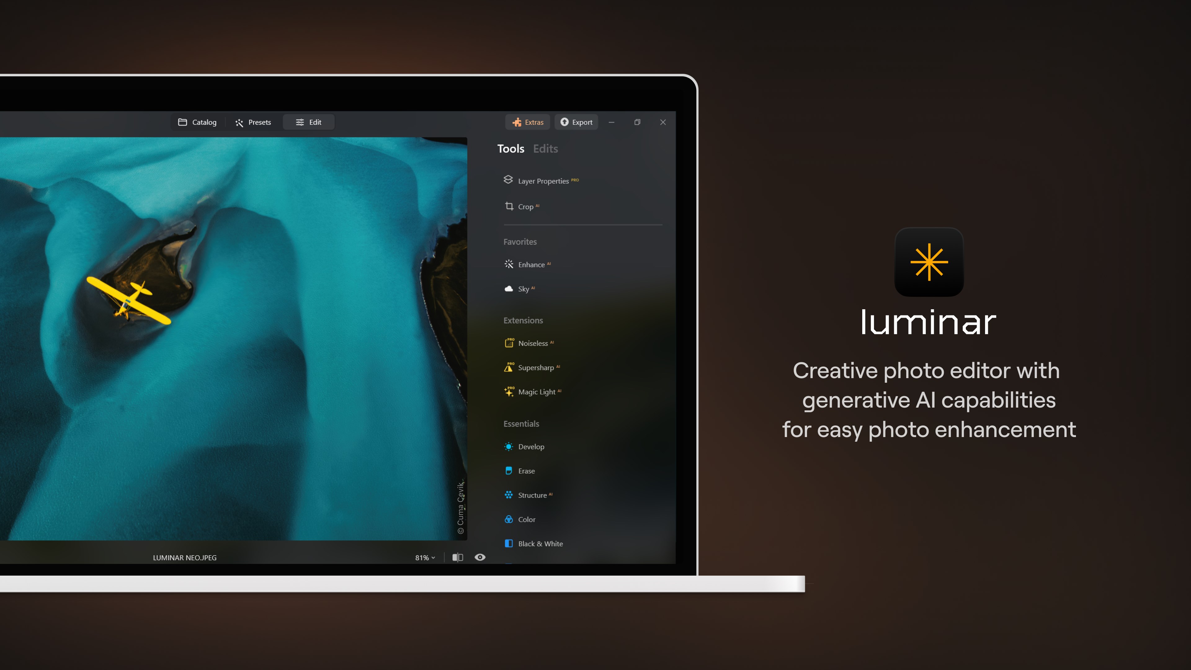Luminar - AI Photo Editor screenshot