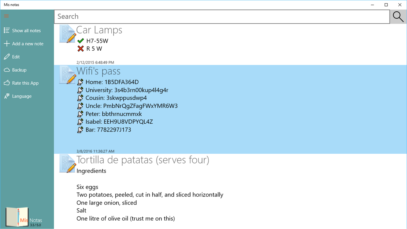 #1. My Notes (Windows) By: AppsWP